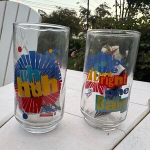 Pepsi Glass Duo with Vibrant Graphics